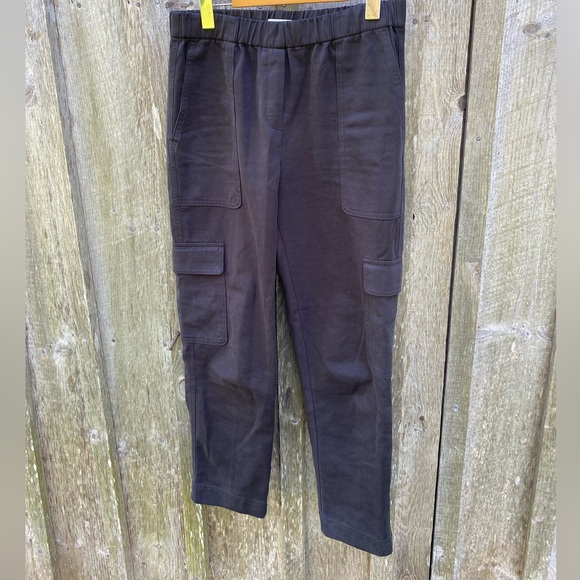 ARITZIA BABATON titan pant cargo straight leg black trousers size 4 - Picture 3 of 13